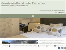 Tablet Screenshot of minffordd.com